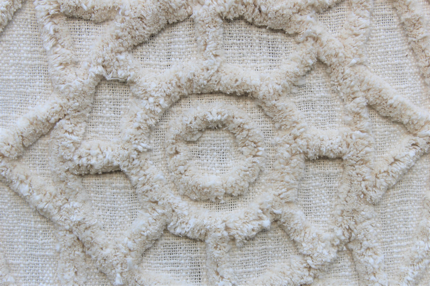 Mandala Design Hand Tufted Cotton Throw Blanket
