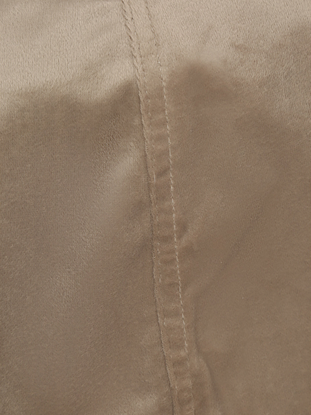 Camel Brown Solid Velvet XXL Bean Bag Cover