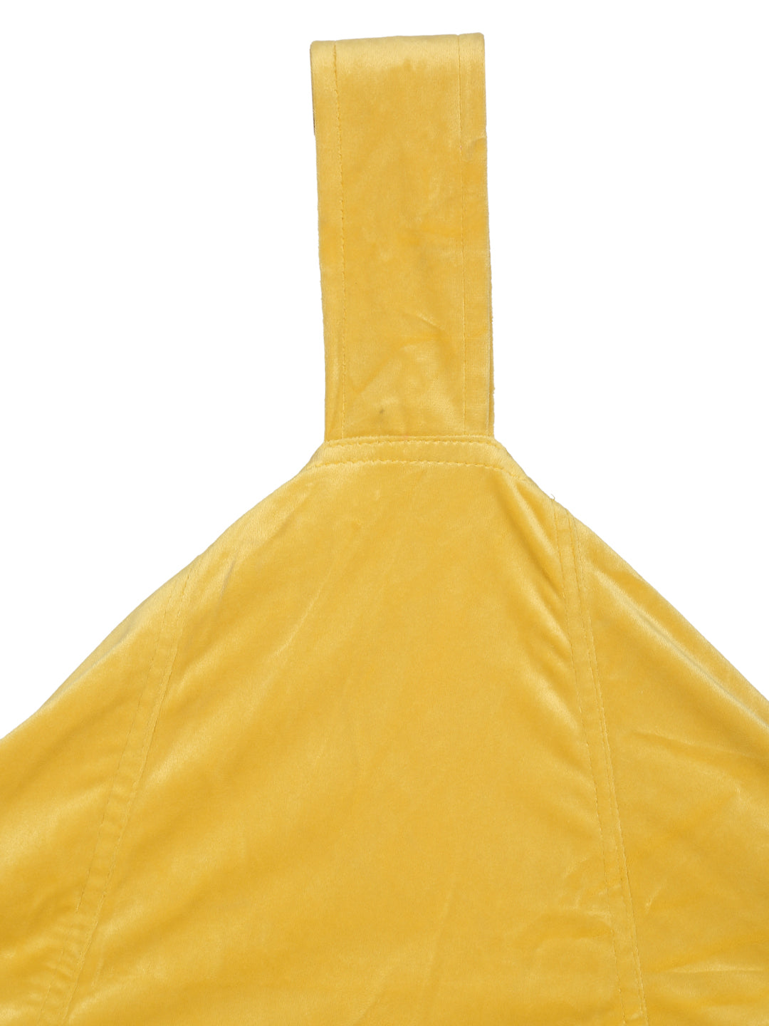 Yellow Velvet Bean Bag Cover