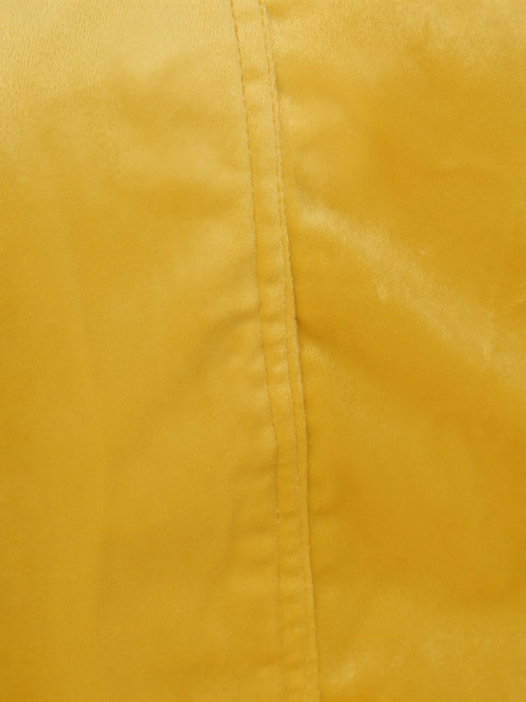 Yellow Velvet Bean Bag Cover