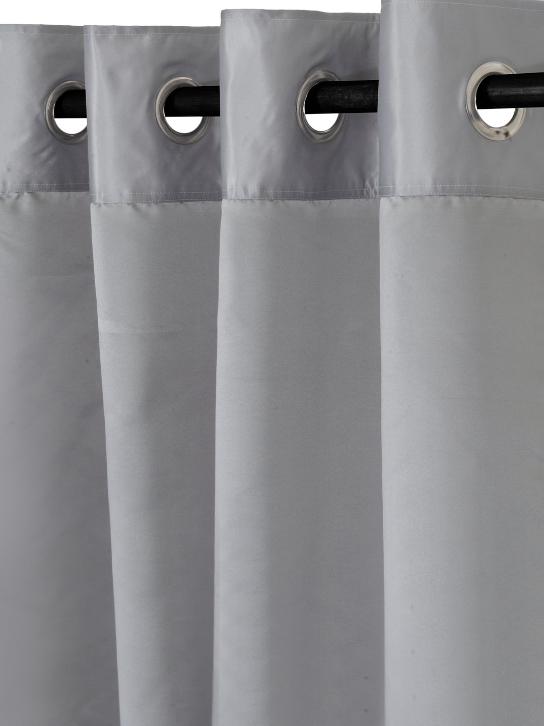 Eyda Grey Color Premium Semi Blackout 1 Pc Door Curtain