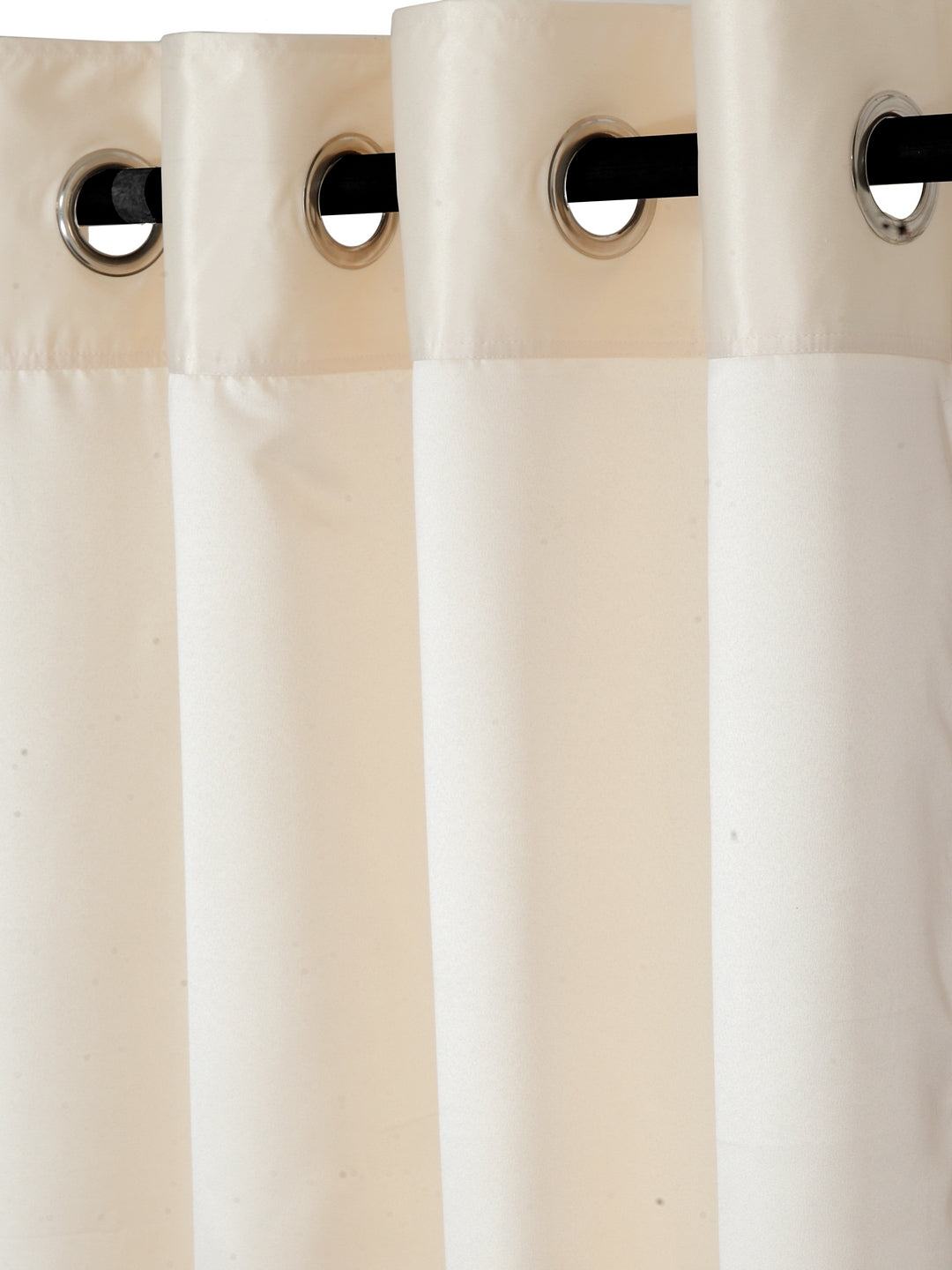 Eyda Ivory Color Premium Semi Blackout 1 Pc Window Curtain