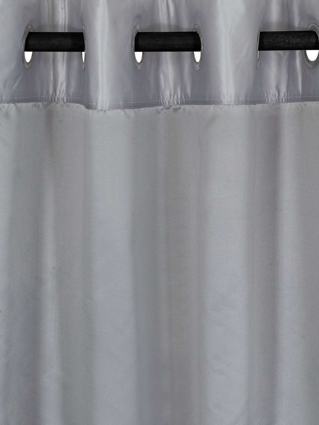 Eyda Grey Color Premium Semi Blackout 1 Pc Window Curtain
