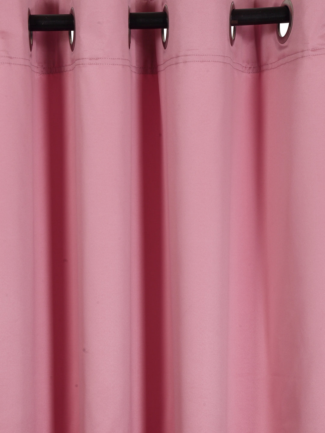 Eyda Pink Color Premium Semi Blackout 1 Pc Window Curtain