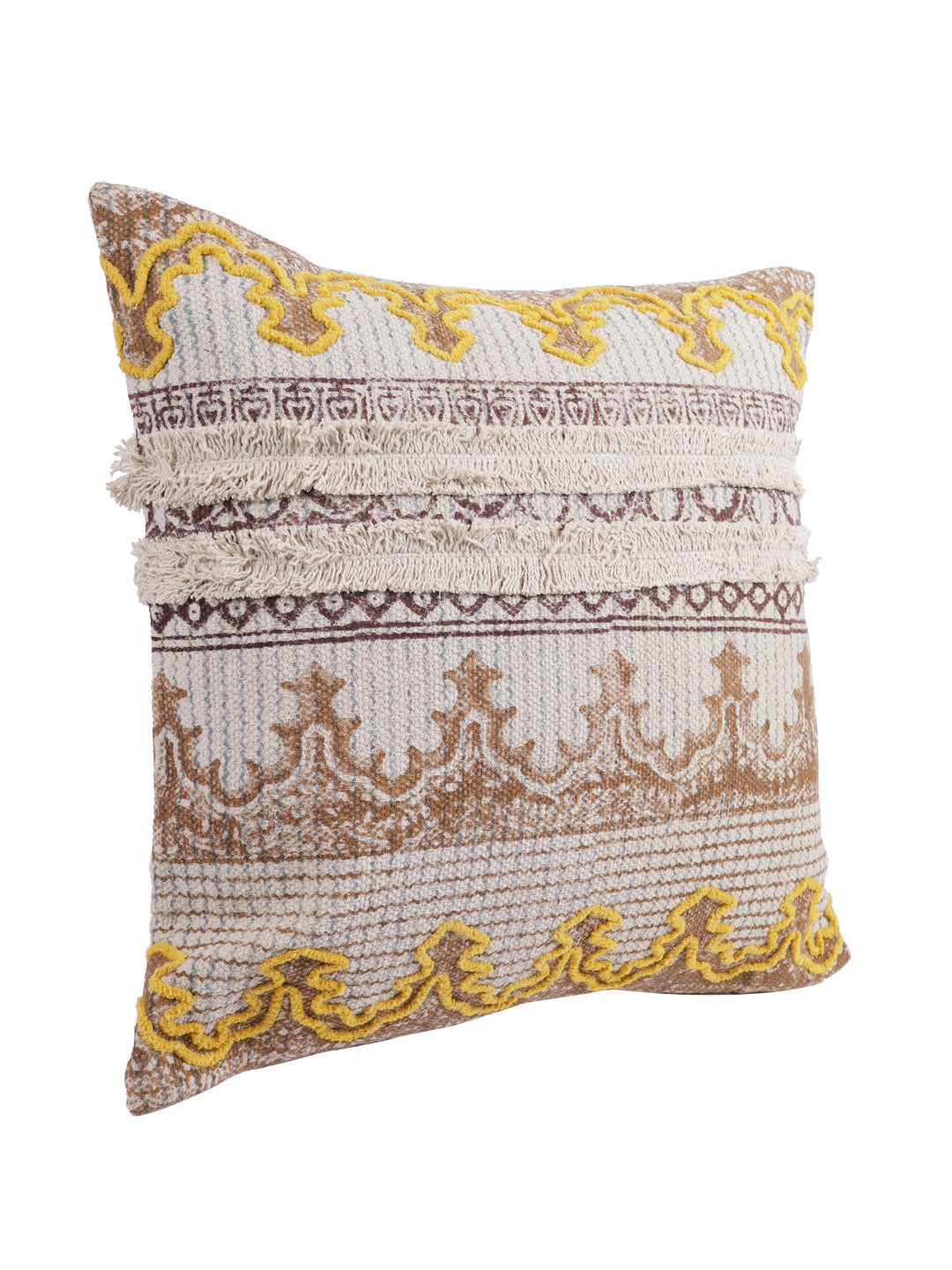 Set of 2 Handmade Hand Block Printed Cotton Pillow Cover